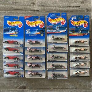 Hot Wheels Cars Lot of 20 1998 Auburn 852 Skullrider Mustang Super Modified 1995
